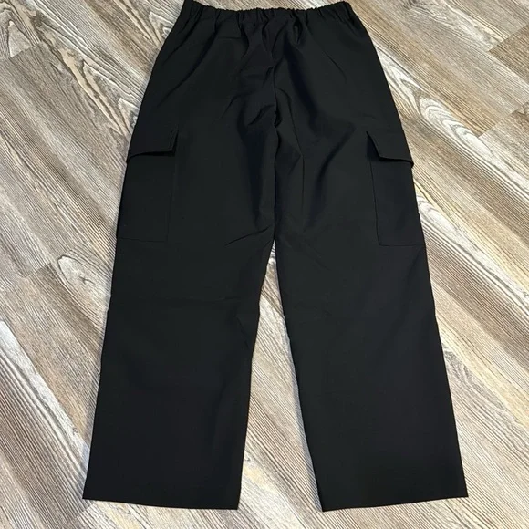 Zara Cargo Pull on trousers Medium Black - Picture 4 of 4